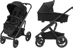 Maxi-Cosi Lila XP+ - Kinderwagen - Inclusief reiswieg en zitje - Essential Black