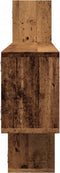 vidaXL - Wandschap - 167,5x18x68 - cm - bewerkt - hout - oud - houtkleurig