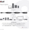 Club 3D CAC-1406 - USB 3.2 Gen1 Active Repeater Kabel - 15m M/F 28AWG - Zwart