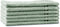 LINNICK Pure Gastendoek - 100% Katoen - Soft Green - 30x50cm - Per 6 Stuks