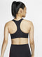 Nike W NK DF SWSH 1PP BRA BV3636 - Medium Support Sportbeha - Zwart - M