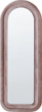 CULAN - Wandspiegel - Roze - Fluweel