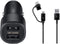 Samsung Car Charger Duo - Autolader - 2x USB-A Fast Charge - Zwart