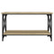 Salontafel 80x45x45 cm bewerkt hout en ijzer sonoma eikenkleur