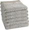 DDDDD Barrier - Keukendoek - Set van 6 - Katoen - Plantenprint - 50x55 cm - Beige (6 stuks)