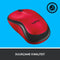 Logitech M220 Silent - Draadloze Muis - Ruisonderdrukking 90% - Rood