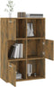 vidaXL - Opbergkast - 60x29,5x90 - cm - gerookt - eikenkleurig