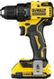 DeWalt DCD708D2T-QW - 18 V XR Li-Ion compacte schroef/boormachine - 1.5Ah accu BRUSHLESS motor (2 stuks)