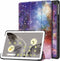 iMoshion Tablet Hoes Geschikt voor Google Pixel Tablet - iMoshion Design Trifold Bookcase - Paars /Space
