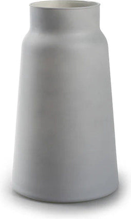 Eco vaas 'atlas' mat grijs h25 d14,5 cm