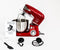 Royalty Line® PKM1600 Keukenmachine - 6 Liter - Keukenrobot - Mixer Met Mengkom - 1600W Keukenmixer - Rood