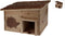 ProGarden - Egelhuisje - 34x28x22 - cm - hout - met - boomschors