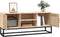 vidaXL - Tv-meubel - 105x30x45 - cm - bewerkt - hout - en - ijzer