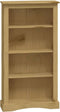 vidaXL - Boekenkast - grenenhout - met - 4 - planken - Corona-stijl - 80x29x150 - cm