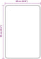 vidaXL - Ligmat - Rechthoekig - Donkergrijs - 60x90 - cm - Polypropeen - Antislip