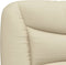 vidaXL - Hoofdbordkussen - 200 - cm - stof - crèmekleurig