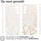 imoshion Hoesje Geschikt voor Samsung Galaxy A25 (5G) Hoesje Siliconen - imoshion Design hoesje - Meerkleurig / White Graphic