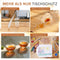 eSituro SWS0375 - wandplank - fotoplank - 30 x 4 x 10 cm - naturel hout - draagkracht 10 kg
