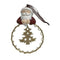Kerstversiering DKD Home Decor Hars Cirkels (9 x 3 x 13,5 cm) (6 Stuks)