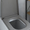 vidaXL - Toiletdeksel - met - Snelle - Montage - en - Soft - Close - in - Duroplast - Grijs