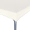 vidaXL - Prieel - 3x3 - m - aluminium - en - staal - taupe