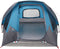 vidaXL - Tent - 4-persoons - waterdicht - blauw