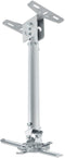 Manhattan Projector - Universele Plafondbeugel - 57-82 cm hoogte max 20 kg - Zilver
