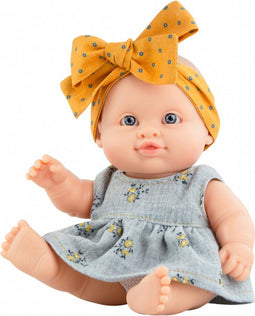 Paola Reina - puppegie Babypop Irina Grijs 21 cm