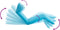 vidaXL - Ligstoel - inklapbaar - oxford - stof - blauw