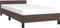 vidaXL - Bedframe - met - hoofdeinde - zonder - matras - 100x200 - cm - bruin