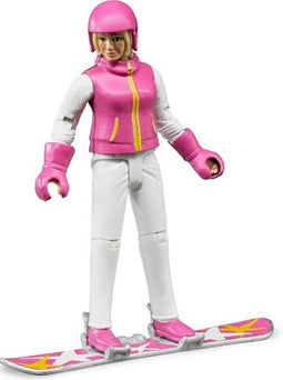 Bruder speelfiguur Snowboarder