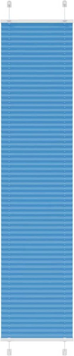 vidaXL - Plissé - rolgordijn - 40x200 - cm - stofbreedte - 39,4 - cm - polyester - blauw