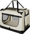Lassie XL - Vouwbare Hondentransportbox - 56 x 81 x 58 cm - Beige