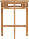 vidaXL - Bistrotafel - inklapbaar - Ø60x75,5 - cm - massief - teakhout