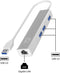 LevelOne USB-0503 - Dockingstation - 3x USB 3.2 (Gen1) - 1x Ethernet 1Gbps - Zilver