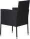vidaXL - Tuinstoelen - 2 - st - poly - rattan - zwart