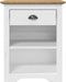 vidaXL - Nachtkastje - BODO - 53x38,5x67 - cm - massief - grenenhout - bruin