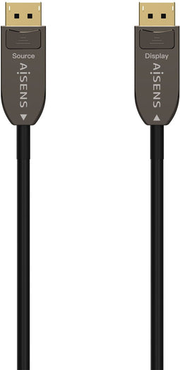 Aisens A155-0610 - DisplayPort Kabel 50 m 1.4 7680 x 4320 Pixels 120 Hz Zwart
