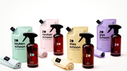 ZO 4-in-1 startpakket - een jaar lang schoonmaken - amber kleurige forever sprayers