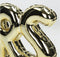 SVJ Home Decorations Cheers Beeld - 42 x 4 x 14 cm - Polyresin - Goud
