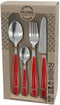 Pradel Essentiel Colorfull - Bestekset 20 Onderdelen - Rood Grijs