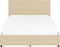 ROCHELLE - Bed opbergruimte - Beige - 140 x 200 cm - Polyester