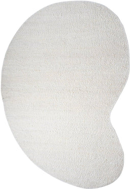 Veer Carpets Stone - Vloerkleed 100% wol - Organisch 200 x 280 cm - Wit