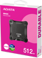 Adata SD620 - Externe SSD - 512GB - USB 3.2 Gen2 - Zwart