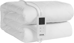Elektrische Matrasverwarmer - 150 x 80 cm - Wit - Met Timer en 4 Warmtestanden