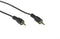 Intronics 3.5 mm - stereo jack aansluitkabel male - male - 500 cm - zwart
