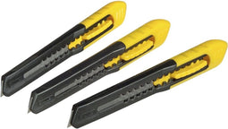 Stanley Stanley Afbreekmes SM 9mm, 3 stuks