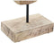 Decoratieve figuren DKD Home Decor 18 x 9 x 62 cm Natuurlijk Zilverkleurig Bruin (2 Stuks)