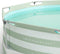 Swim Essentials | Groen/Wit Gestreept Opzet Zwembad Rond 305x76 cm