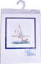 Thea Gouverneur - Borduurpakket met telpatroon - 3091A - Voorgesorteerde DMC Garens - Zeilen - Aida - 16 cm x 17 cm - DIY Kit